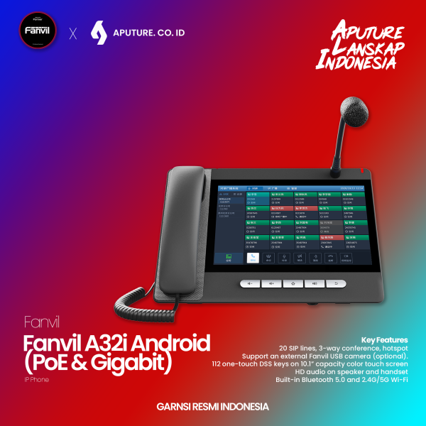 Fanvil A32i Android (PoE & Gigabit)